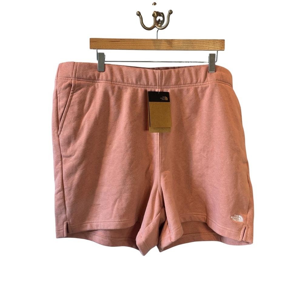 NWT North Face Women's Pink Fleece Shorts Standard Fit 3X Plus Size Vacation